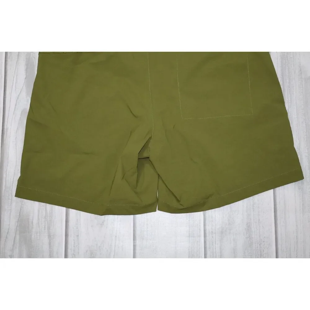 NEW The North Face Basin Shorts 7in Inseam Olive Green Mens Sz 36 Active Outdoor